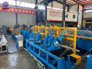 70m/min automatic change size drywall roll forming machine with 4 punching station and automatic packing system
