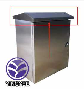 electrical junction cabinet flat hat rain-proof out door