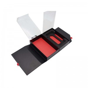 Electronic Packaging, Retail Paper Box, Box with Hangtag, Rigid Box with PET cover.