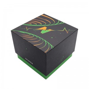 Custom Luxury Goffered Paper Watch Packaging Boxes