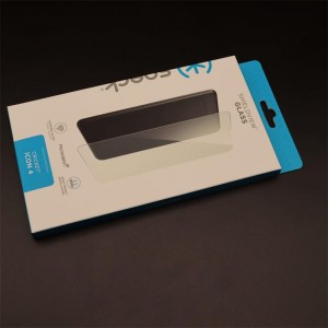  Universal Paper Retail Package Packaging Box for Mobile Phone Tempered Glass Screen Protector Hanging Box