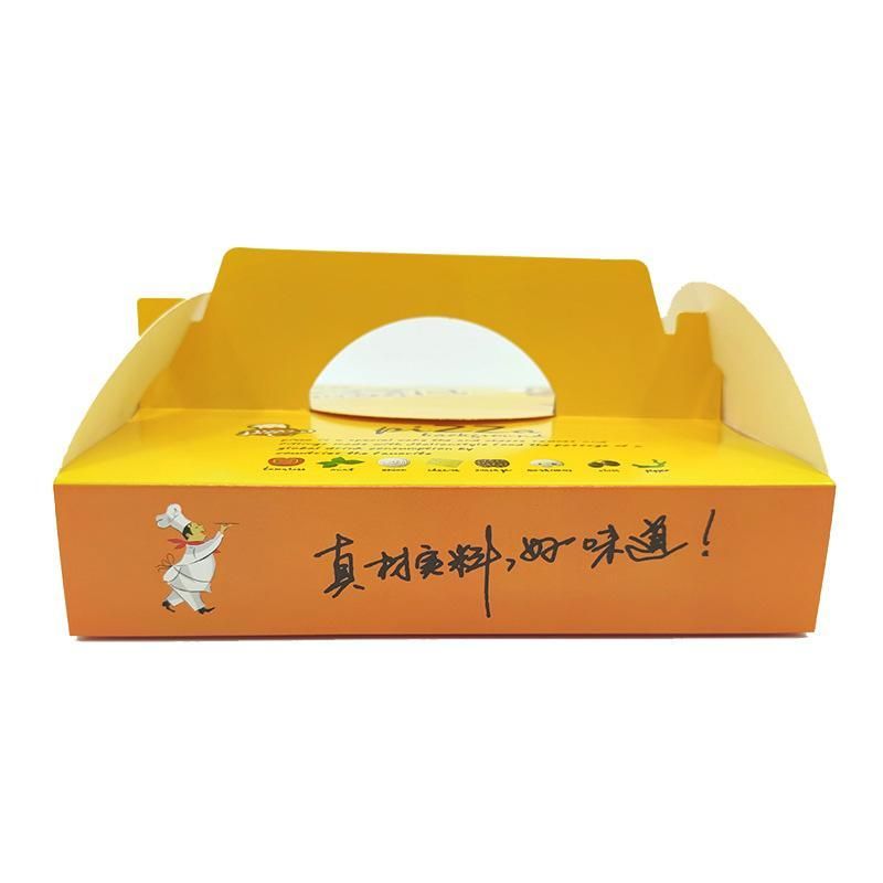 Factory wholesale Toy Packaging - 350gsm Food Grade White Card Pizza Box, Pizza Takeout Box – Yinji