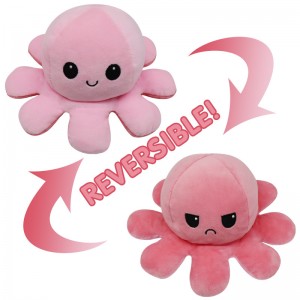 Plush Toy Revise Octopus Two-sided Flip Doll Different Colors New Creative