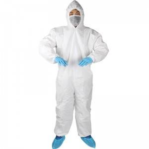 Disposable Isolation Clothing PPE Protective Gown Safety Overall Waterproof