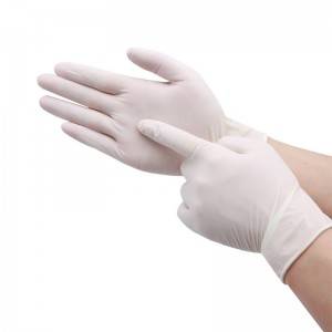 Disposable Medical Latex Gloves Powder Free Examination Work Safety Glove Anti Virus