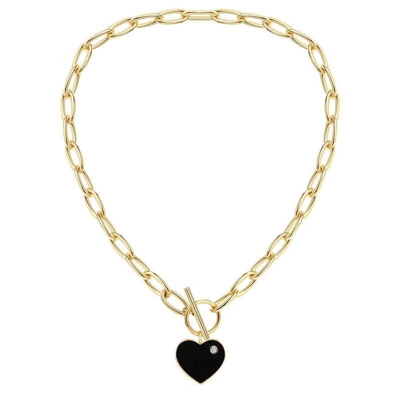 2020 new arrival Gold Plated Necklace Punk Love pendant