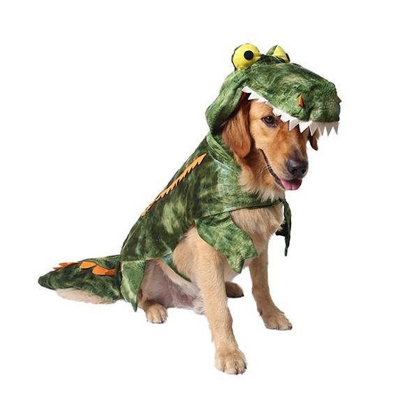 `Pet Clothes Crocodile Dog Festival Halloween Dinosaur Costume
