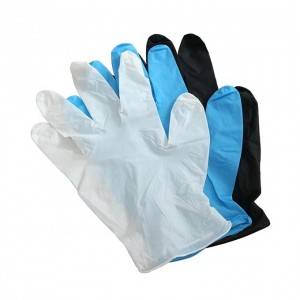 Disposable Nitrile Gloves Black Powder Free Household Protective Work Exam Cheap Glove Oil Proof Manufacturers China