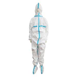 Disposable Protective Suits Non-sterile Coverall with Cap