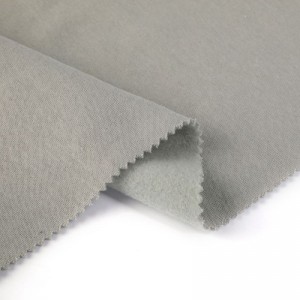 80%Cotton 20%Polyester CVC French terry brushed fleece hoodie fabric