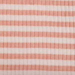 95%polyester 5%spandex doris yarn dyed rib fabric
