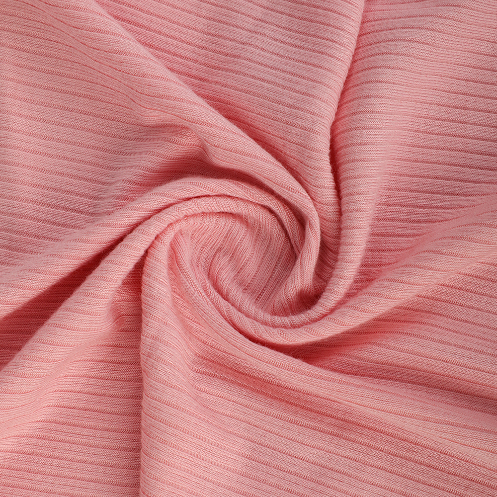 90%rayon 10%spandex 4X2 knitted rib fabric Featured Image