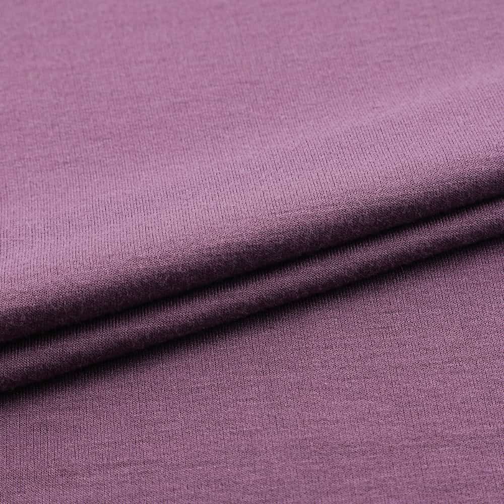 China wholesale Foil Print Fabric 95% Polyester 5% Spandex Manufacturers –  High stretch good shrinkage 73%rayon/23polyester/4%spandex french terry soild knitted fabric  – Yinsai