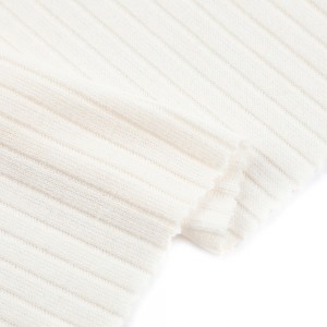 TCR rib knitted spandex stretch fabric