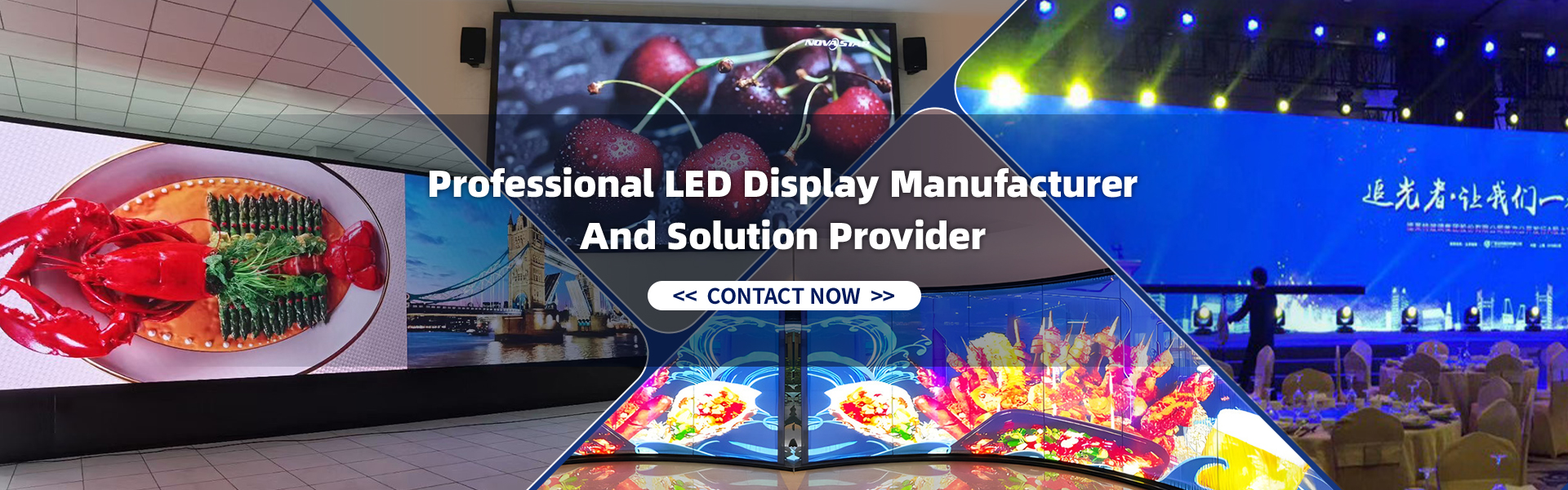LED display case presentation