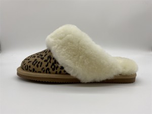 Leopard Collar Ladies Slippers