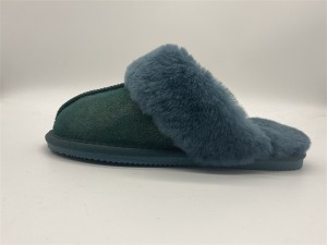 Lady’s fashion home sheepskin slippers, the leading manufacturer of winter indoor sheepskin slippers