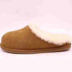 Professional High Quality Men Slippers，Home Winter Sheepskin Slippers for Men