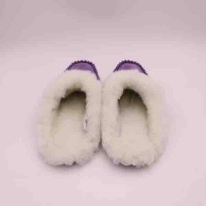 Ladies autumn/winter natural sheepskin indoor soft slippers