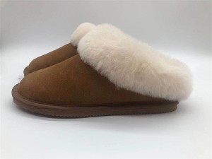 Manufacturer for Twin Face Australian Sheepskin Soft Floor Slippers Home Shoes