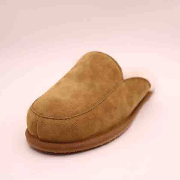 OEM/ODM Factory 100% Genuine Australian Sheepskin Shoes - Men Classic Close Toe Sheepskin Slipper  – Yiruihe