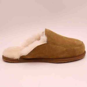 Factory direct sales for men and women comfortable soft indoor sheepskin slippers
