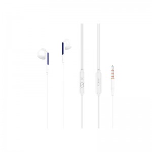 Fone de ouvido para Yison-X4 fone de ouvido intra-auricular com fio de 3,5 mm