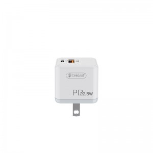 PD 18W Fast Charging Adapter Mankalaza ny C-S3-US QC 3.0 USB-A+Type-C Mobile Phone Charger