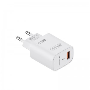 Factory Hot Sale Quick Charge 3.0 18W Celebrat C-H2-EU Mobile Phone Charger