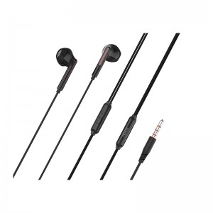 Sìona OEM Slàn-reic 3.5mm Connector Headphone in-Ear Wired Earphone airson iPhone Android