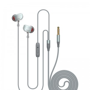 Ενσύρματα ακουστικά 3,5 χιλ. με βύσματα με μαλακά ακουστικά σιλικόνης Yison X600