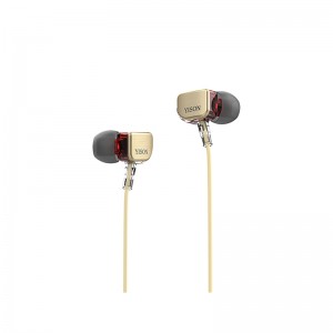 3,5 mm laidinės ausinės su minkštomis silicio ausinėmis Yison X600