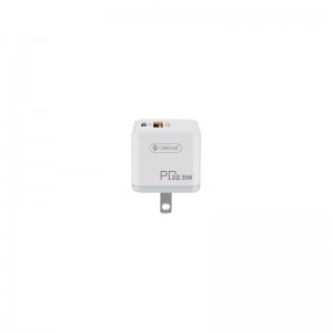 PD 18W Fast Charging Adapter Mankalaza ny C-S3-EU/US QC 3.0 USB-A+Type-C Mobile Phone Charger