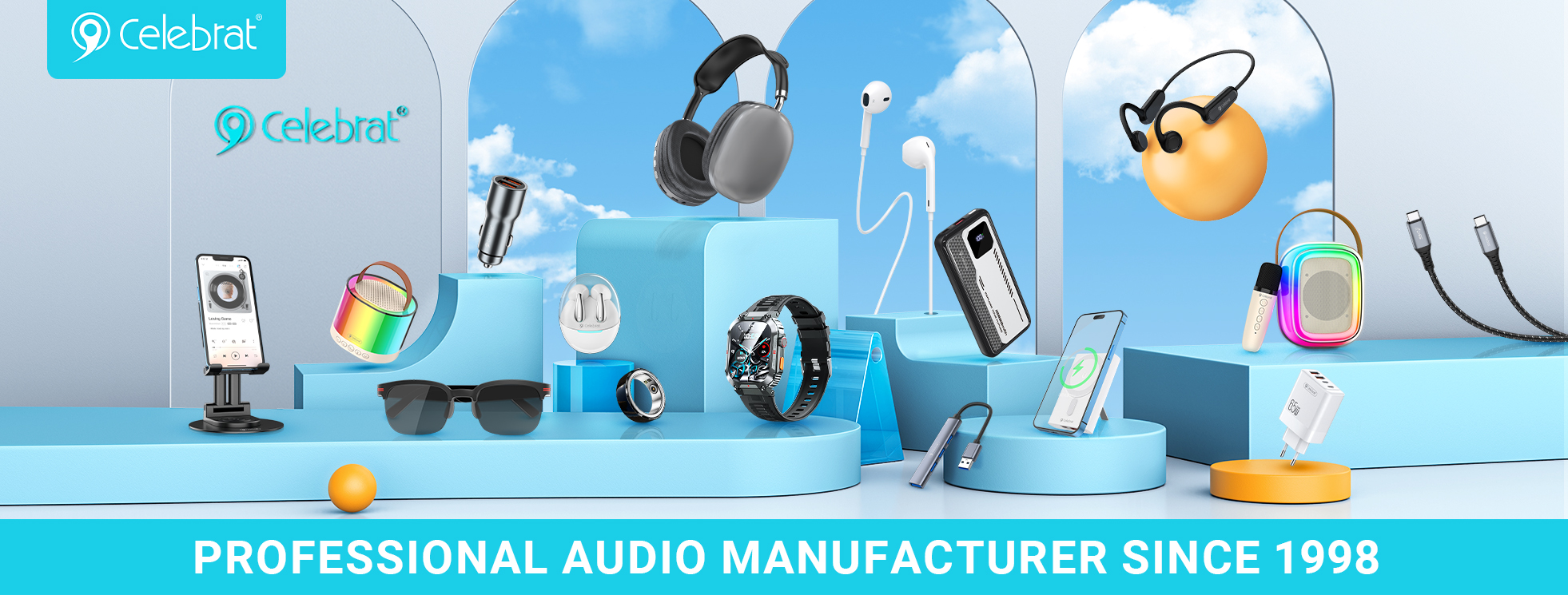 Professional audio manufacturer since 1998