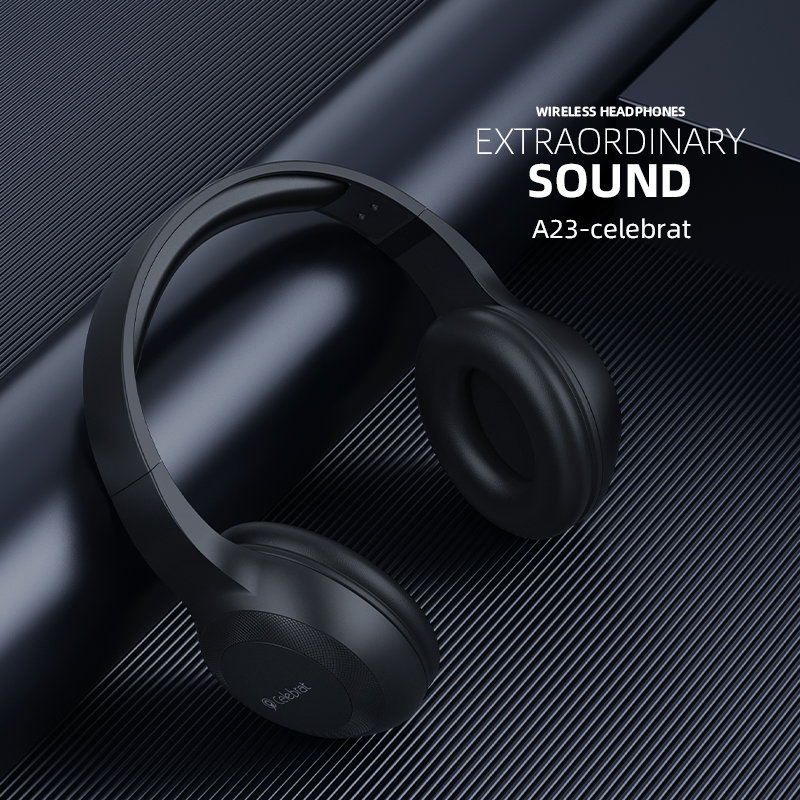Wholesale Best Five Below Headphones Factory –  Wholesale Celebrat A23 High Sound Quality Deep Bass Durable Wireless Headphone – YISON