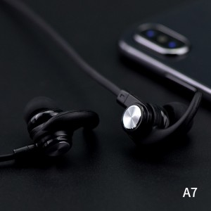 Yison A7 Flexible Wire Button Control Clear Microphone Auto Connect Wireless Earphone