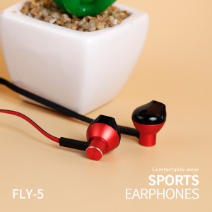 Kitajske veleprodajne žične ušesne slušalke za odpravljanje hrupa Kt-02 z mikrofonom za glasbo/klice