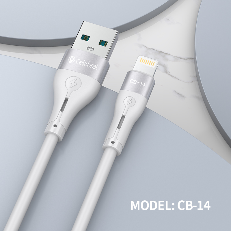 Cables USB de carga rápida al por mayor que fluyen accesorios ligeros para teléfonos