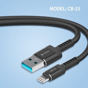YISON سب سے زیادہ فروخت ہونے والی CB-15 چارجنگ ڈیٹا کیبل سپر اسپیڈ ڈیٹا کیبل