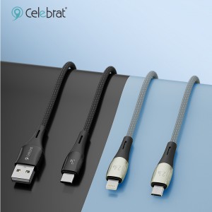 Celebrat CB-25 жылдам зарядтау + Micro 2A үшін деректерді тасымалдау кабелі, тұрақты шығыс, берік дизайн, қауіпсіз зарядтау