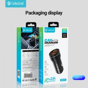 Celebrat CC-11 Stable and Solid Plug Car Charger
