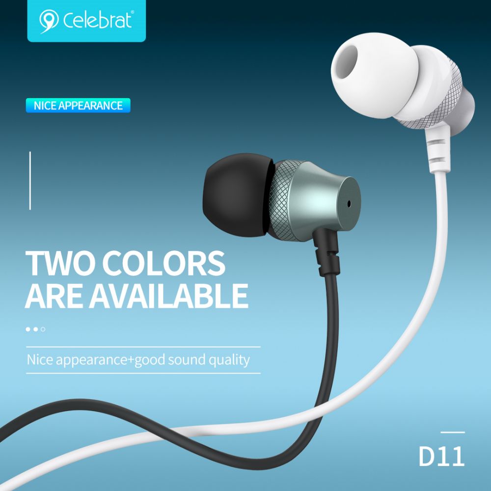 New arrival Celebrat D11 Wired Earphone Featured Image