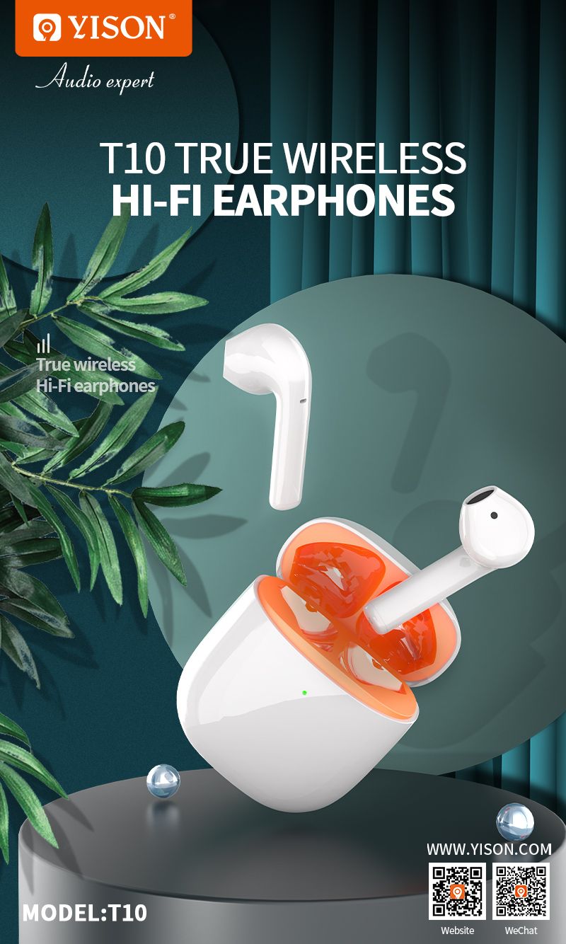 Hoʻokomo ʻia nā Earbuds Wireless Hot Earbuds e Yison Earphones
