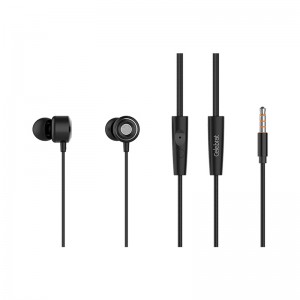 Wholesale High Quality Cheap Black 3.5mm Interface Form Wired Earphone G18