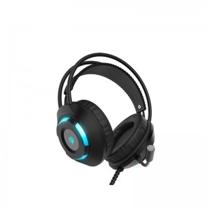 Bi Performansa Bilind Headphone Headphones 7.1 Professional Wired Gamer Stereo Leather HiFi Deng-Betalkirina Bi Mîkrofê