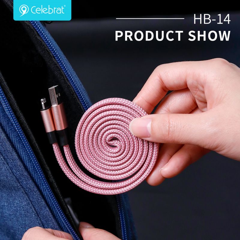 Celebrat HB-14(A-L) Retractable Fast Charge Charging Cable