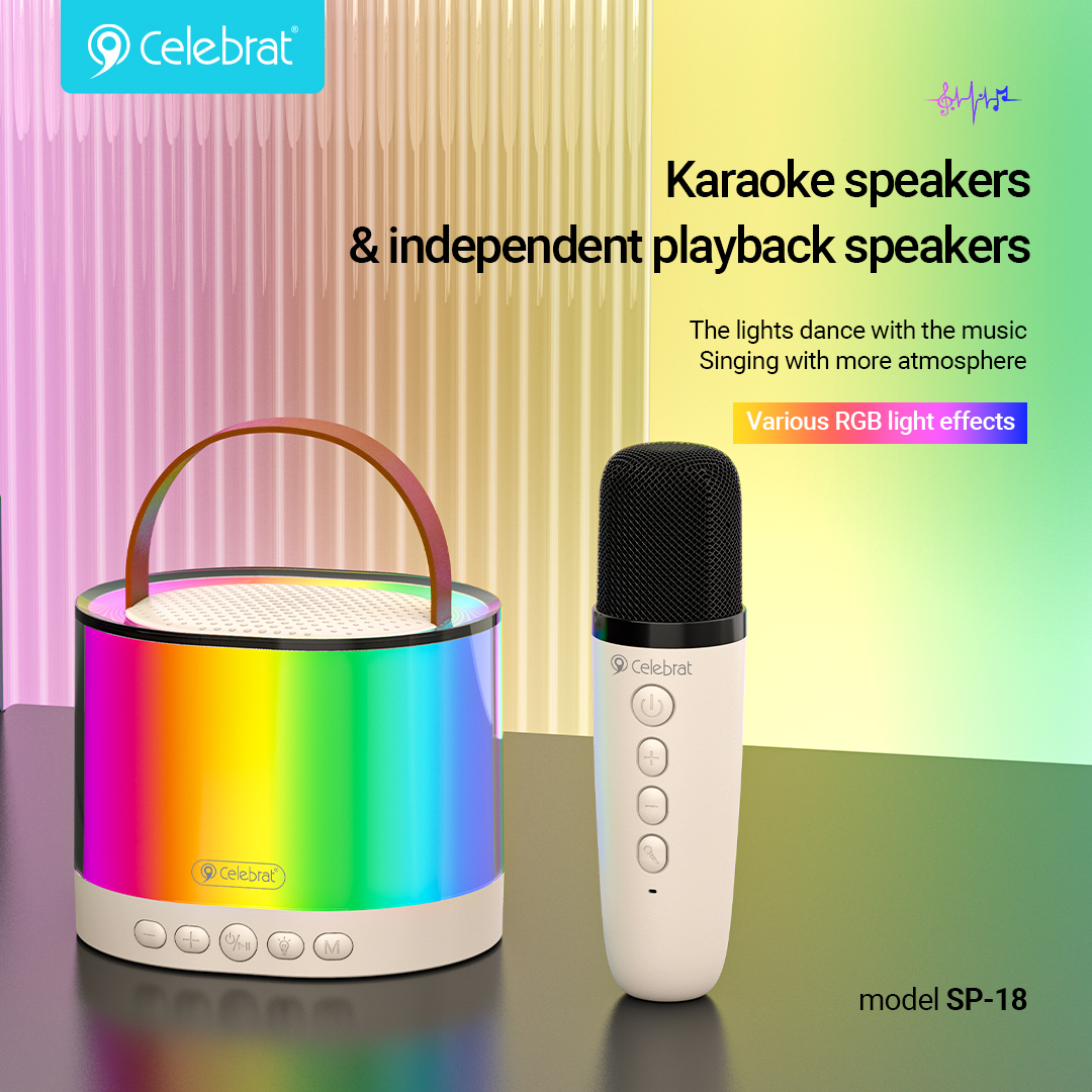 Celebrat SP-18 Delicate Design with Light Luxury Texture Wireless Speakers
