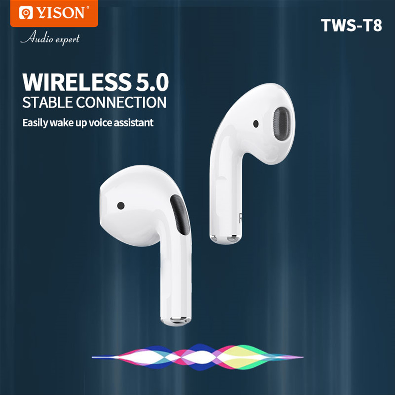 Stereo Headphones Factory –  YISON  Wholesale In-Ear Style and Wireless earphones TWS-T8   – YISON