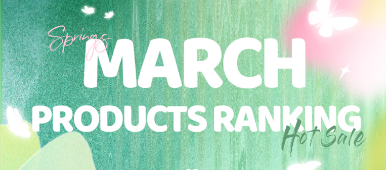 Março |Os 10 produtos mais vendidos da Yison
