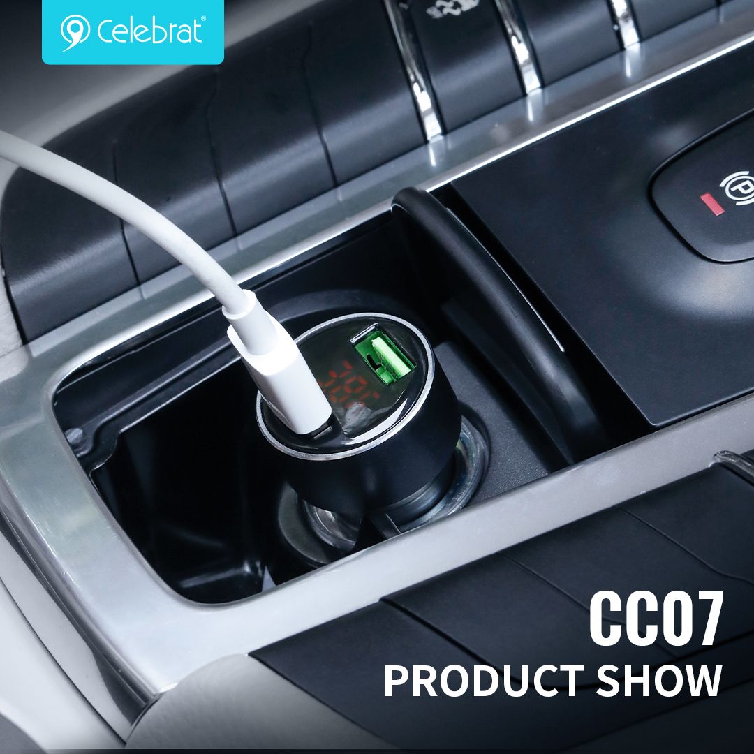 Celebrat New Arrival Multifunctional Car Charger CC07